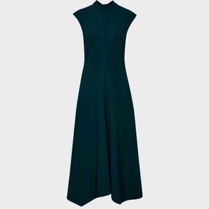 NWT REISS Livvy Open Back Midi Dress in Teal Size 4 US / 8 UK